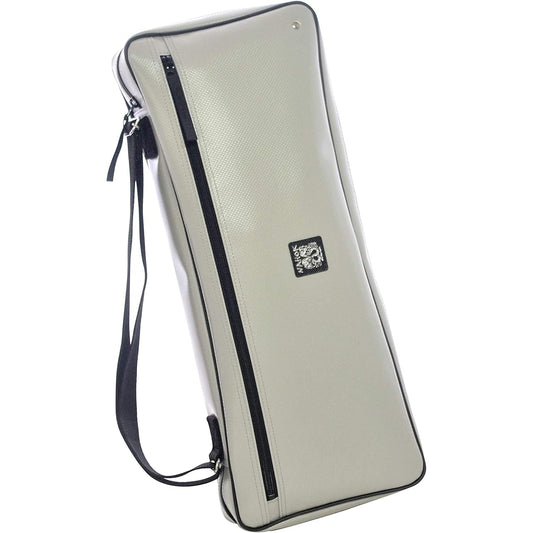 NAHOK Japanese Taiko Drum Plectrum Case "Matrix" Matte Light Gray [Waterproof Fabric Made in Germany] Made in Japan, Fabric from Germany.