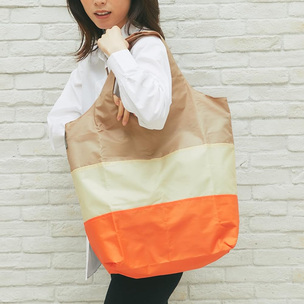 [Katocore] Cooling Bag Foldable Cold Eco Bag 10802301 Beige Approx. 49cm x 42cm x 16cm