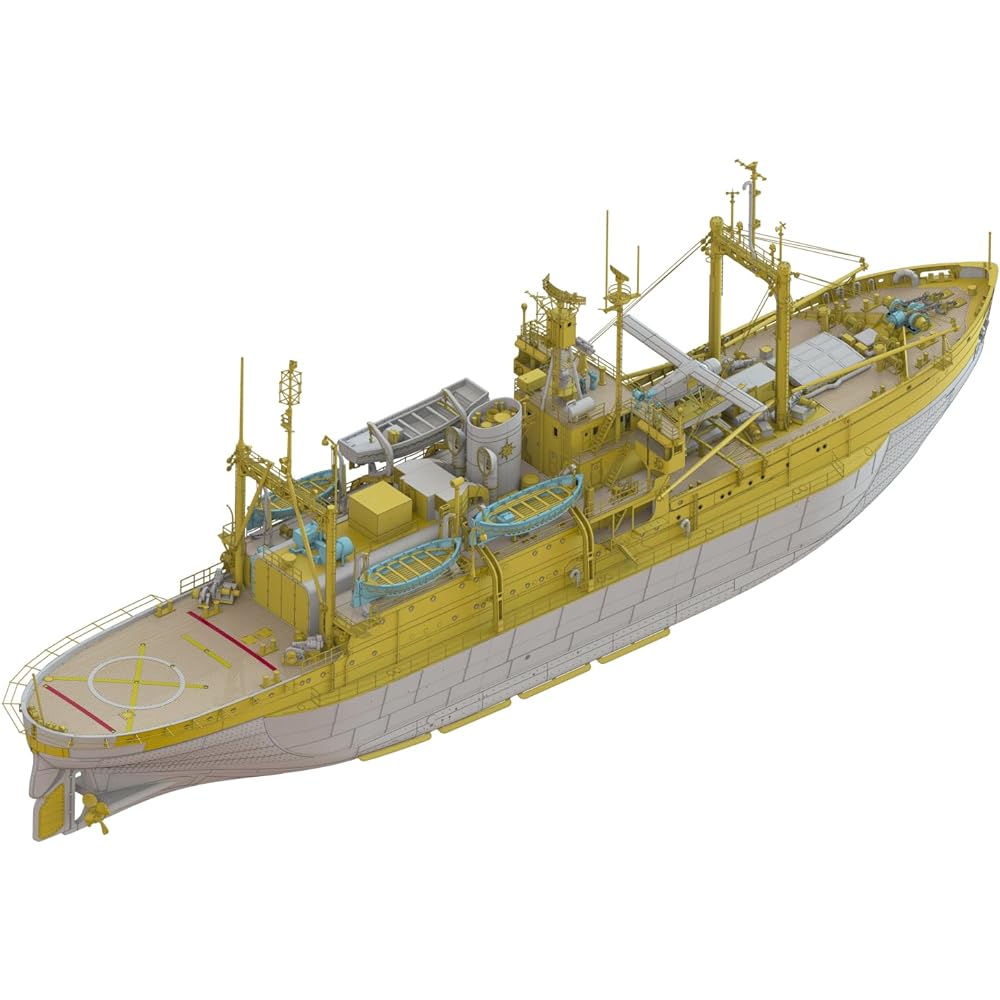 Hasegawa/Pontus Model 1/250 Antarctic Research Ship Soya 2nd Antarctic Research Expedition Plastic Model HP001
