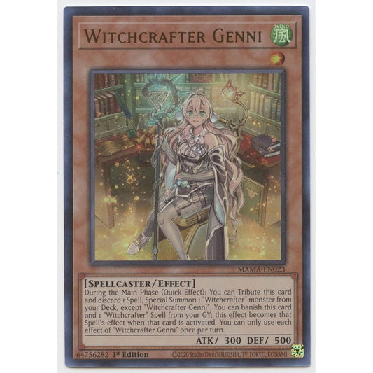 Witchcrafter Genni - MAMA-EN023 - Ultra Rare - 1st Edition