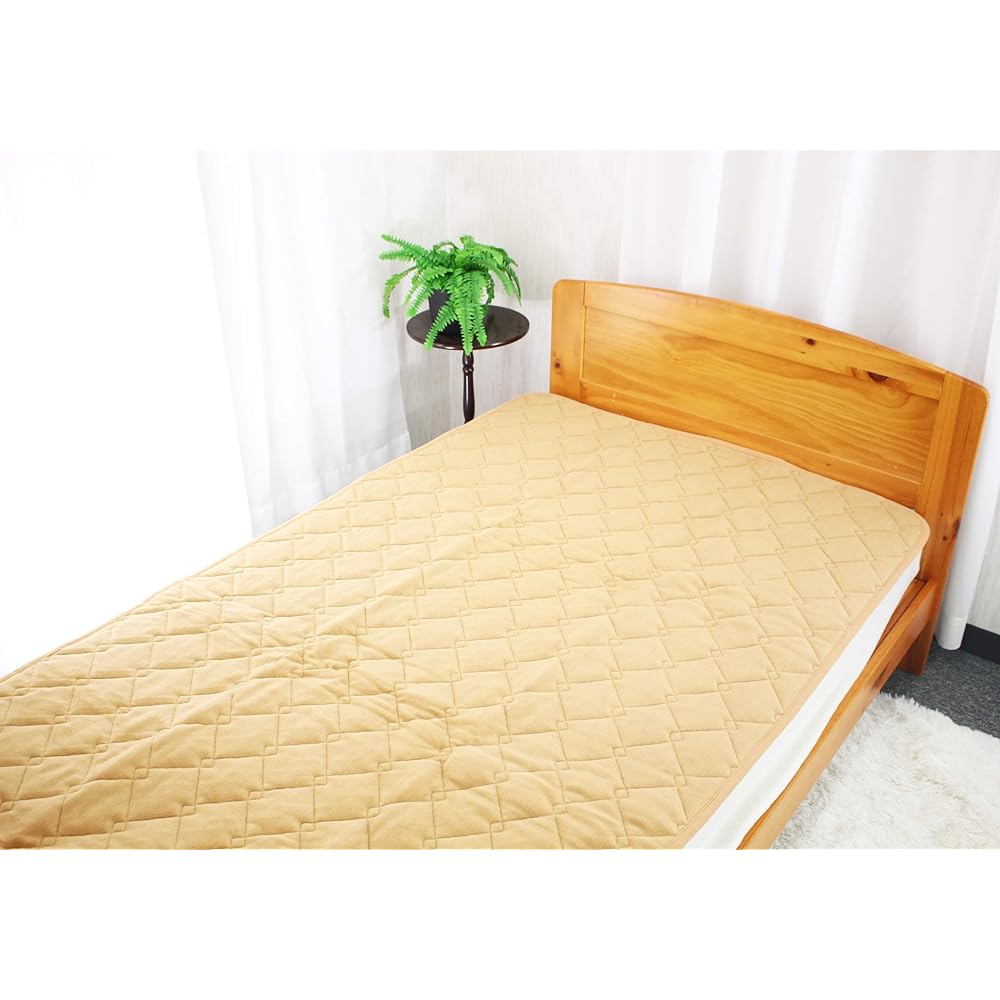 Bed pad warm support single beige