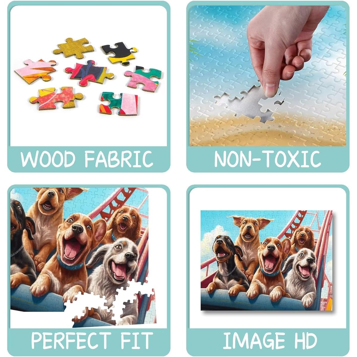 Colorful Flower Butterfly 1000 Piece Wooden Jigsaw Puzzle - Letters on the Back - Perfect Interlocking Clear Print - Adult Educational Puzzle Ideal Gift - Display as Artwork Idea!
