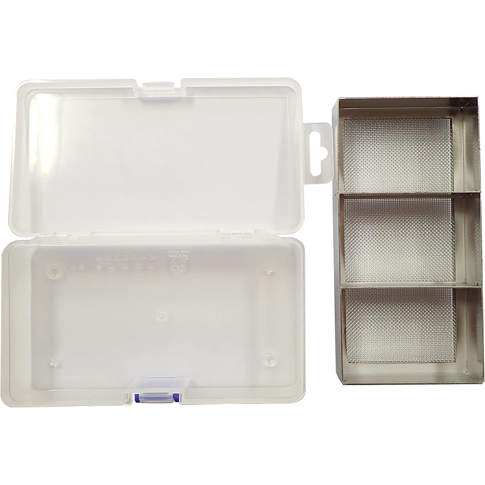 Fishing Samadhi Smelt Triple Bait Box (External dimensions): Approx. 165 x 95 x 30 mm