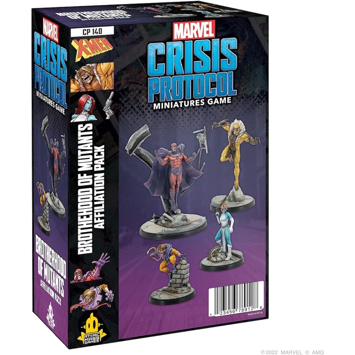Marvel Crisis Protocol Uncanny Brotherhood of Mutants AFFILIATION PACK | Miniature Battle Game | Strategy Game for Adults | Ages 14+ | 2 Players | Average Play Time 90 Minutes | By Atomic Mass Games