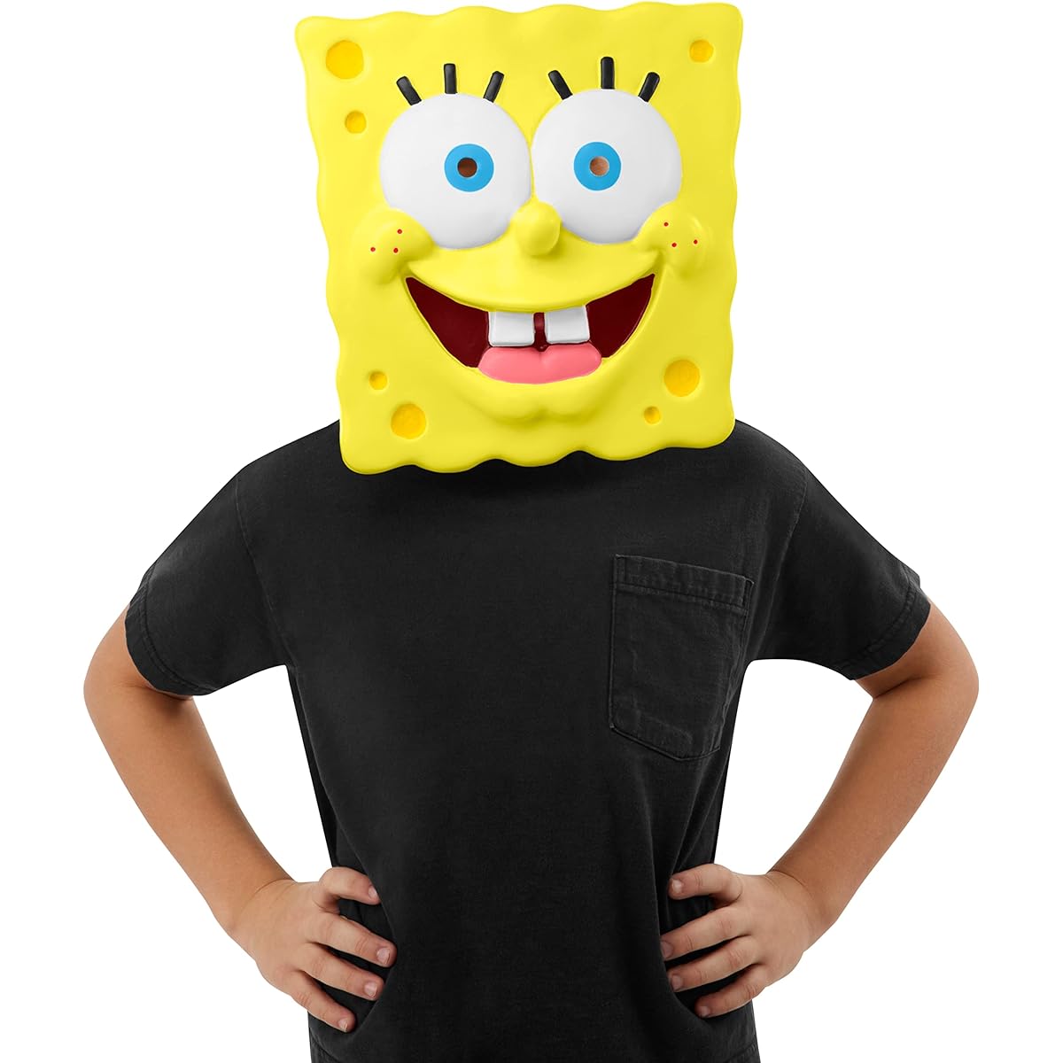 Rubie's Kids Spongebob Squarepants Plastic Mask, As Shown, One Size