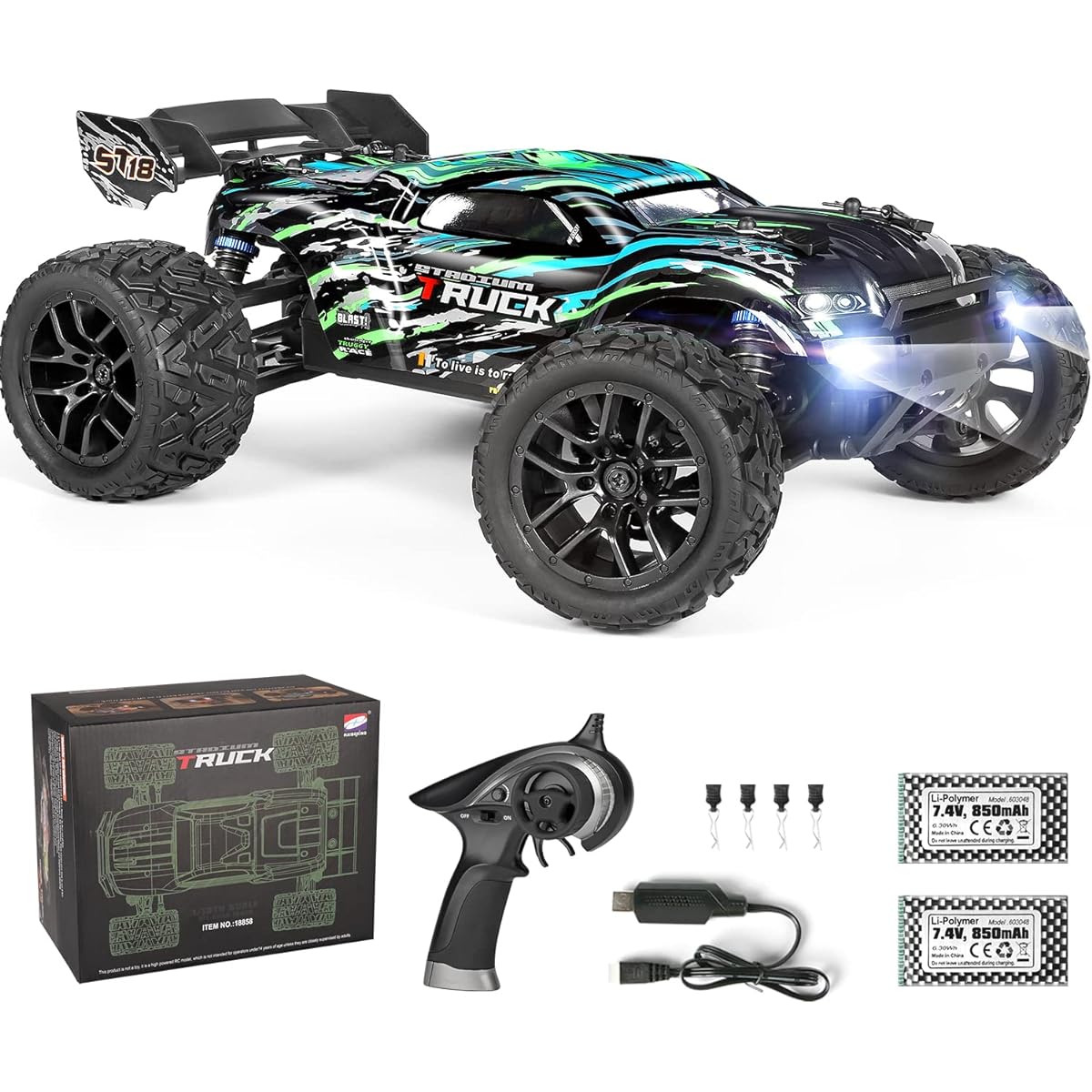 RC car (white & brown)
