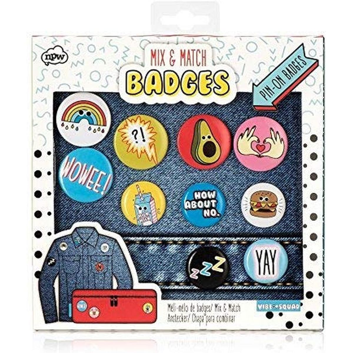 NPW Vibe Squad Buttons (10 Set)