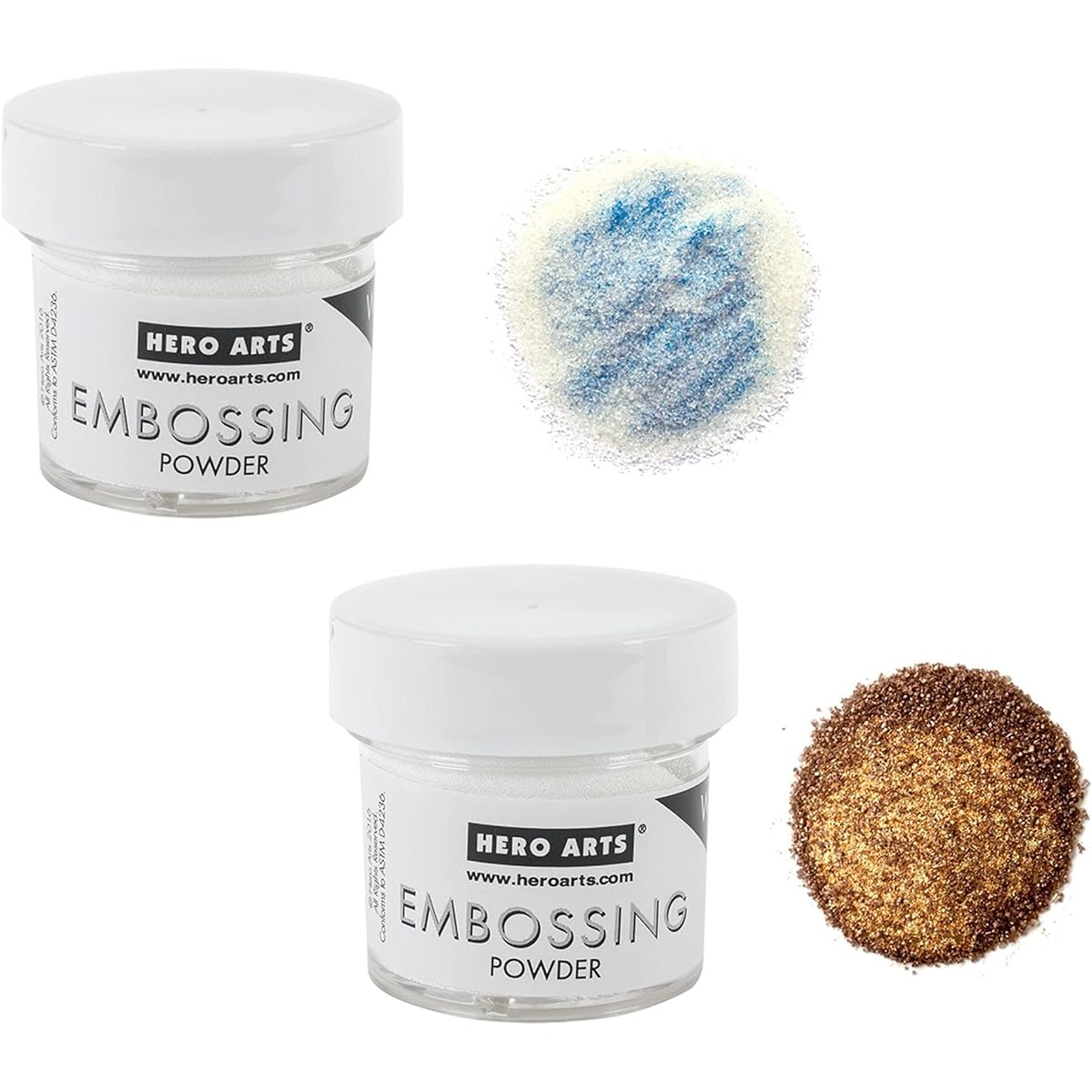 Hero Arts Embossing Powder Bundle - Sand and Shining Sea 2 (1 oz) Jars