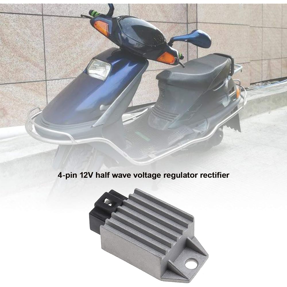 12V 4 Pin Voltage Regulator Rectifier GY6 Motor 50cc 125cc 150cc Moped Scooter ATV Go Kart Buggy Dirt Bike