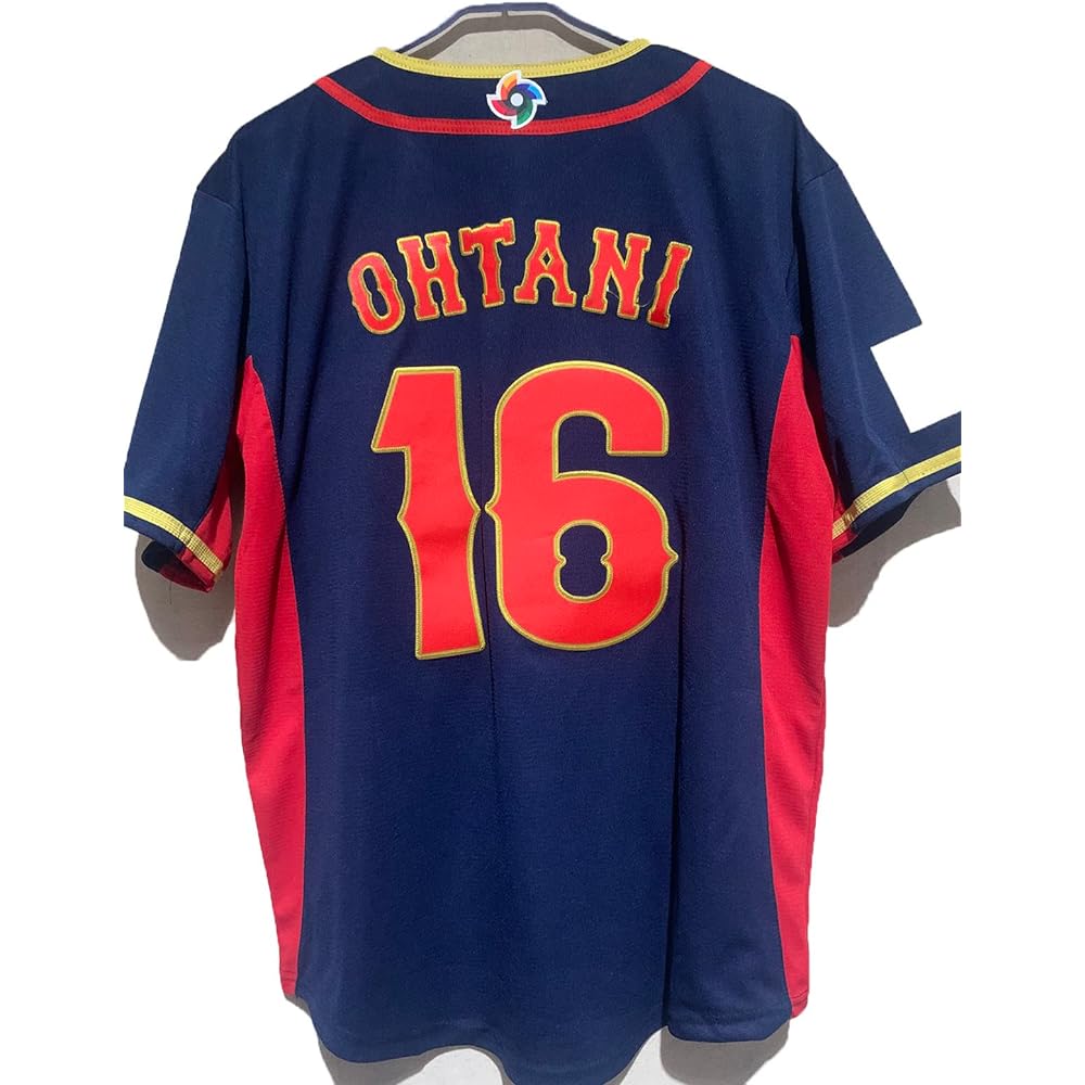 2023 WBC Replica Uniform Uniform Embroidery Samurai Japan Home Baseball Japan National Team Shohei Otani Darvish Breathable Sweat Absorbent (M)