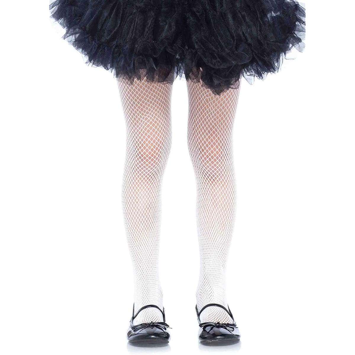 LEG AVENUE (Leg Avenue) [Kids] Children's Fishnet Tights WHITE/White L Size 4067