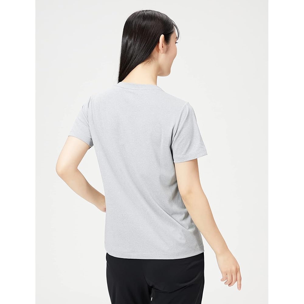 Mizuno 32MA2312 Women's Training Wear, Short Sleeve T-Shirt, Sweat Absorbent, Quick Drying, UV UPF15
