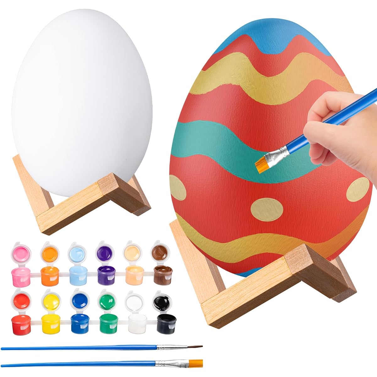 DMIGHT Personalized Easter Egg Lamp Kit Gift DIY 3D Night Light Lamp for Teens Boys Girls Arts & Crafts Kit Arts & Crafts Kit Art Supplies for Kids 4-12 Years Birthday Gift