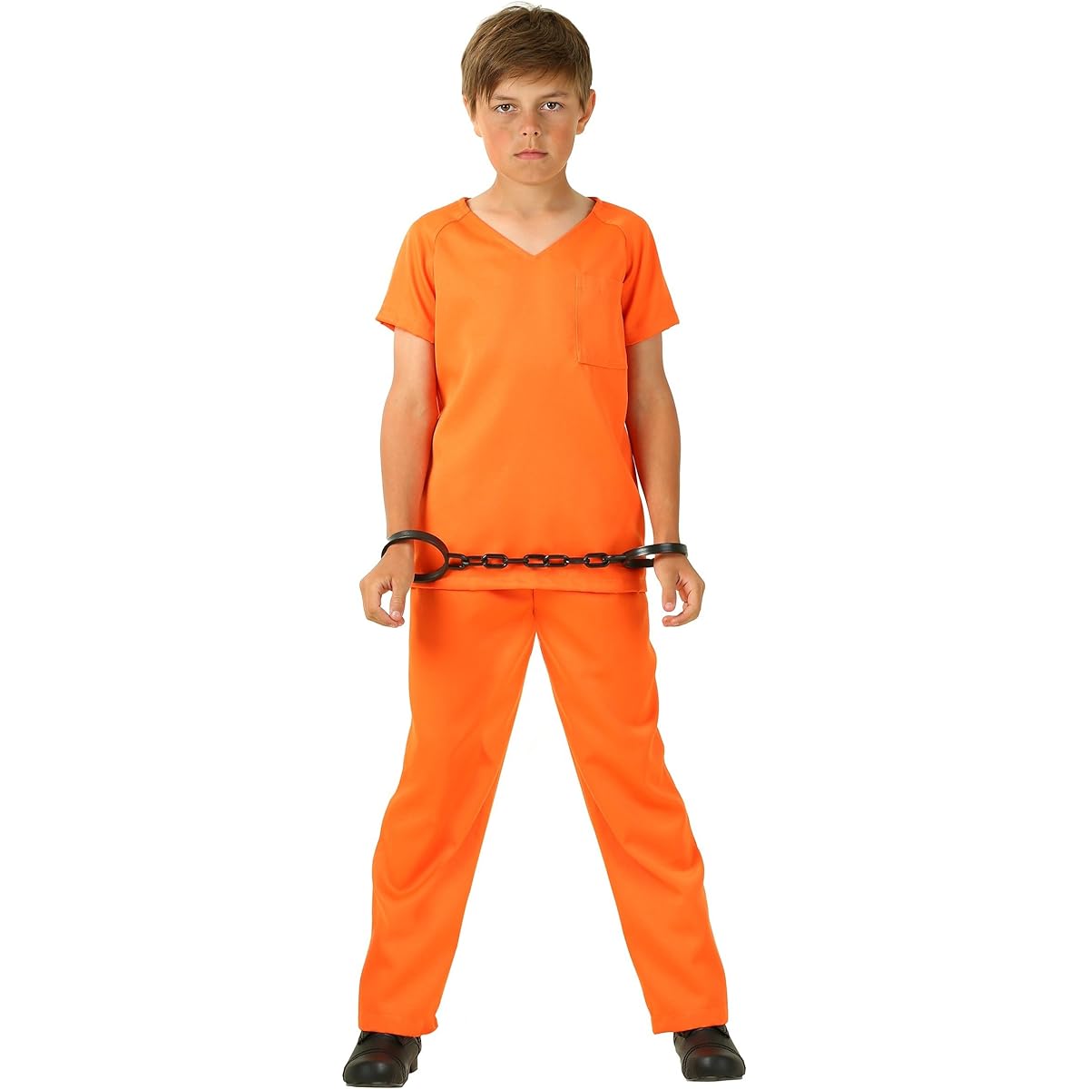 Boy's Orange Prisoner Costume