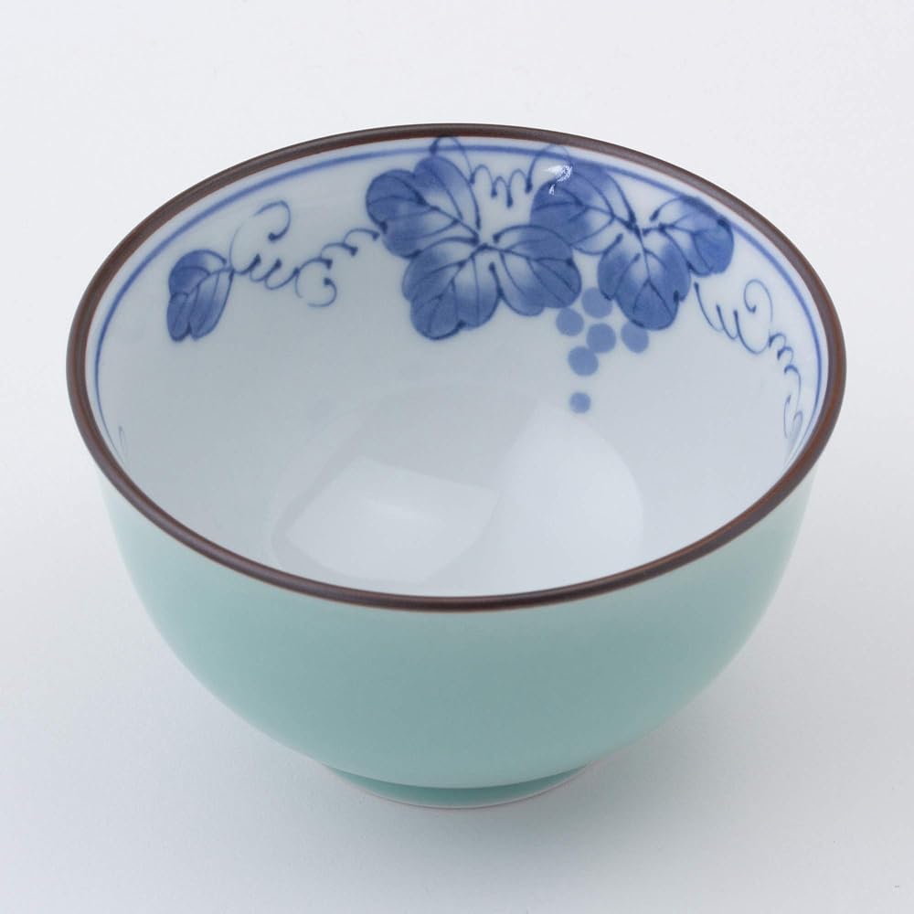 Hasami ware teapot tea set, grape pattern, gift box 31808 TCS014