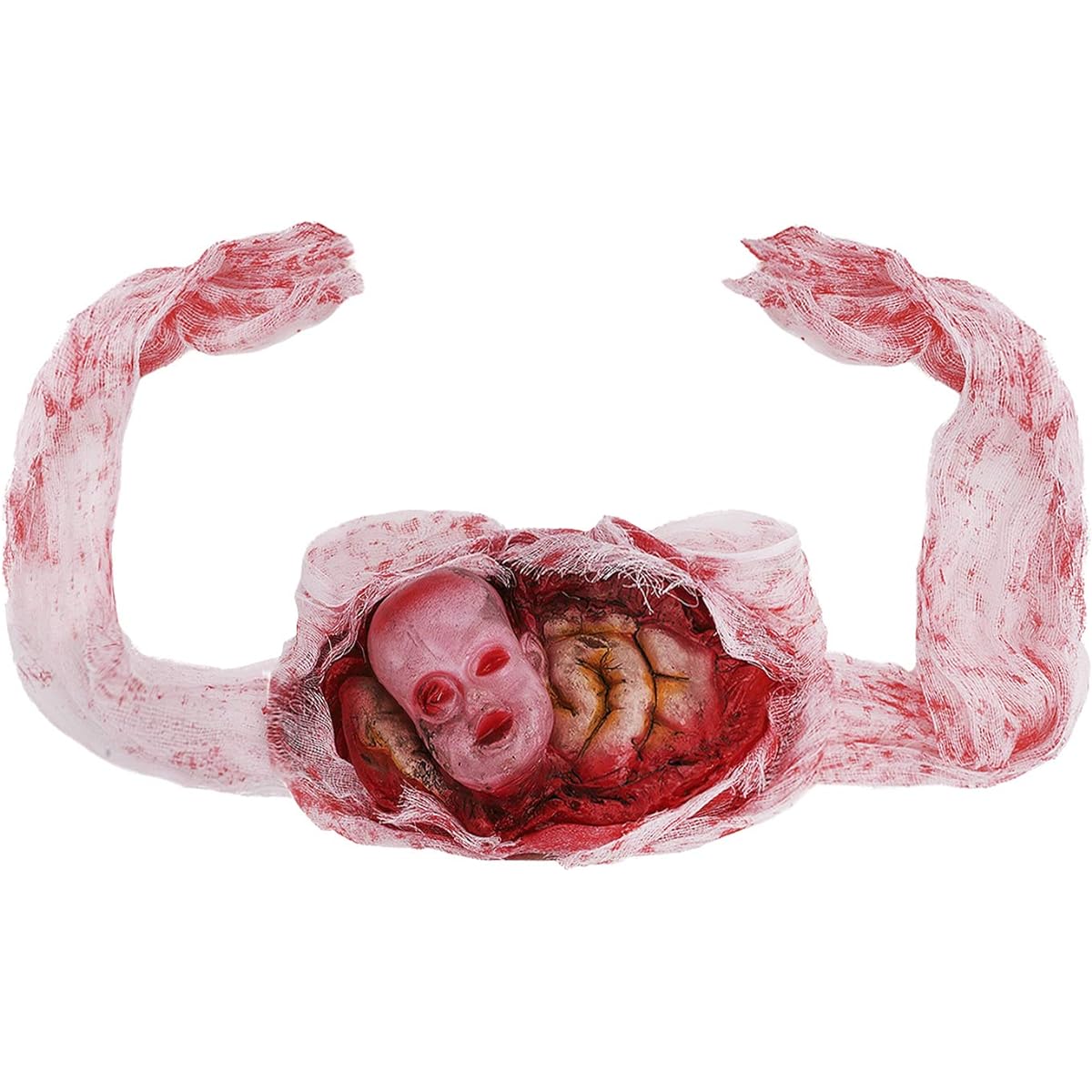 RUIXIB Halloween Blood Band Gauze Waist Bandage Big Intestine Blood Baby Bloody Bandage Costume Halloween Party Decoration Prop Haunted House Bar KTV Horror Decoration