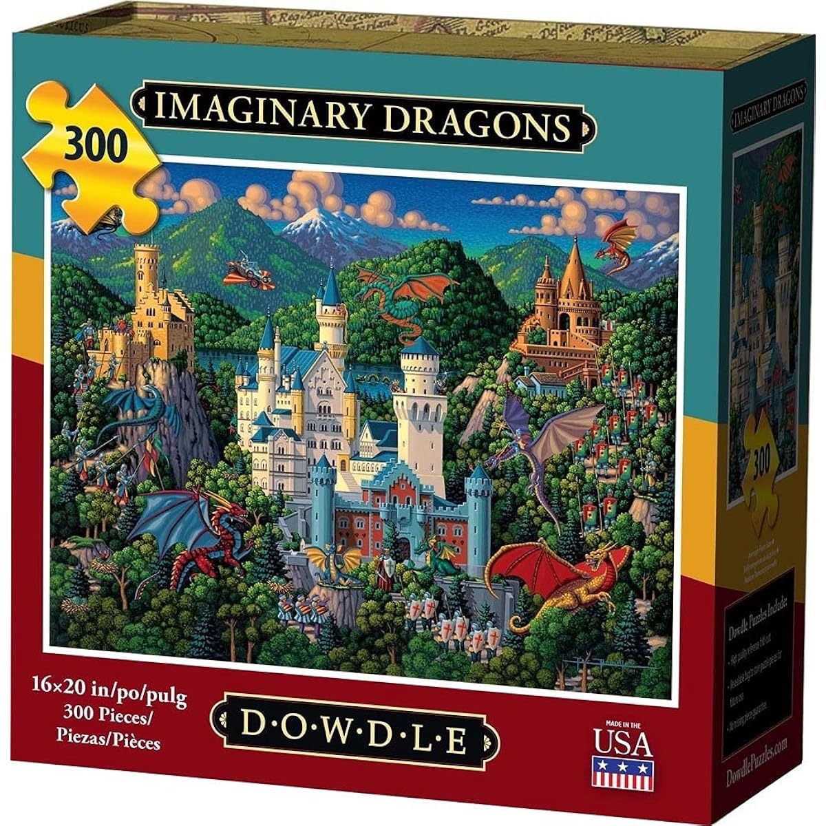 Dowdle Jigsaw Puzzle - Imaginary Dragon - 300 Pieces