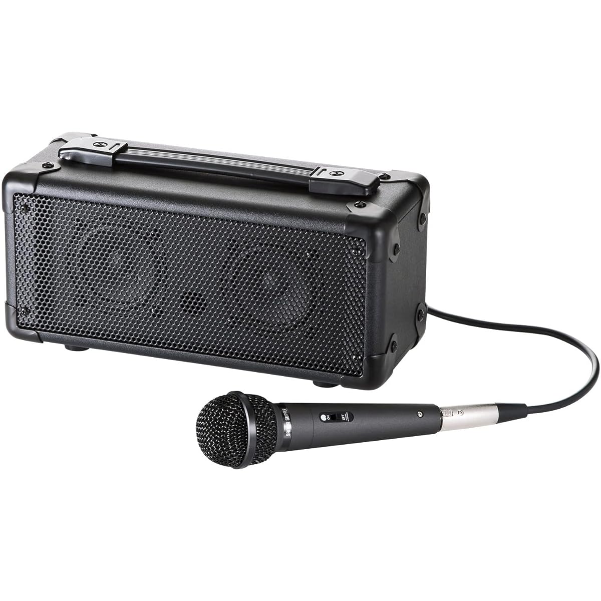 Sanwa Supply MM-SPAMPN loudspeaker with microphone, black