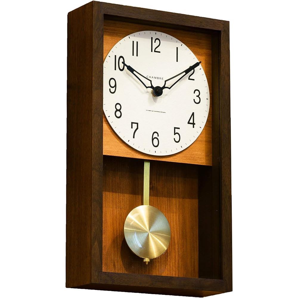 Chambre Wall Clock Brown W20 x H35 x D7cm