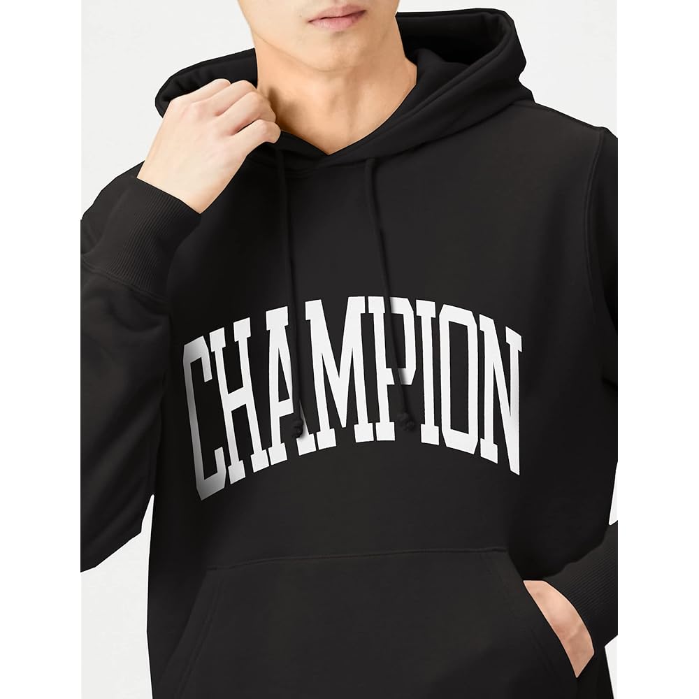 [Champion] Hoodie Sweatshirt Sweatshirt Long Sleeve Fleece College Font Print Hooded Sweatshirt Custom Made Basic C8-W129Z Men's