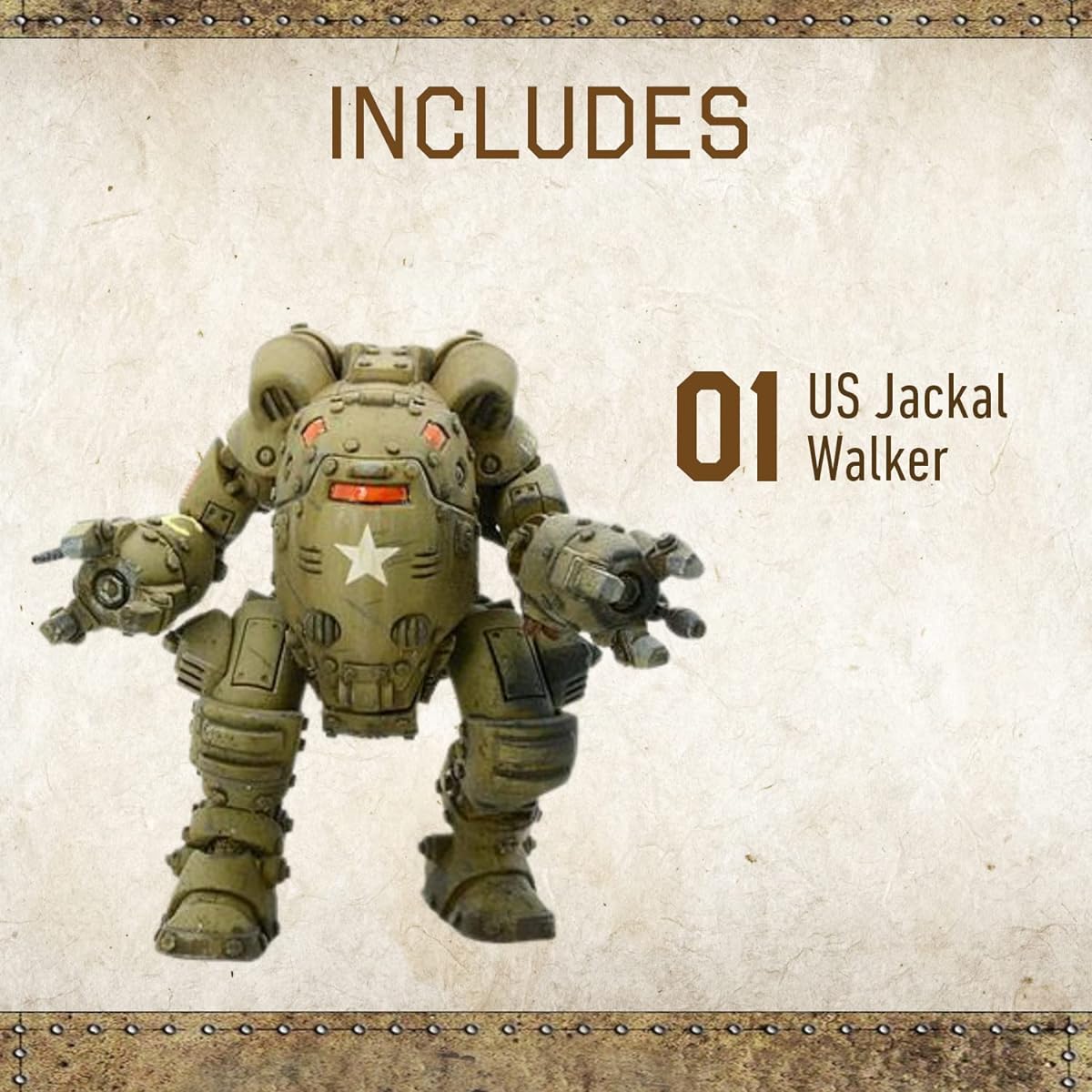 Warlord Games presents Bolt Action Konflikt '47 US M5A5/6 Jackal Light Walker 28mm Conflict '47 WWII Tabletop Miniature Model Miniature Wargaming
