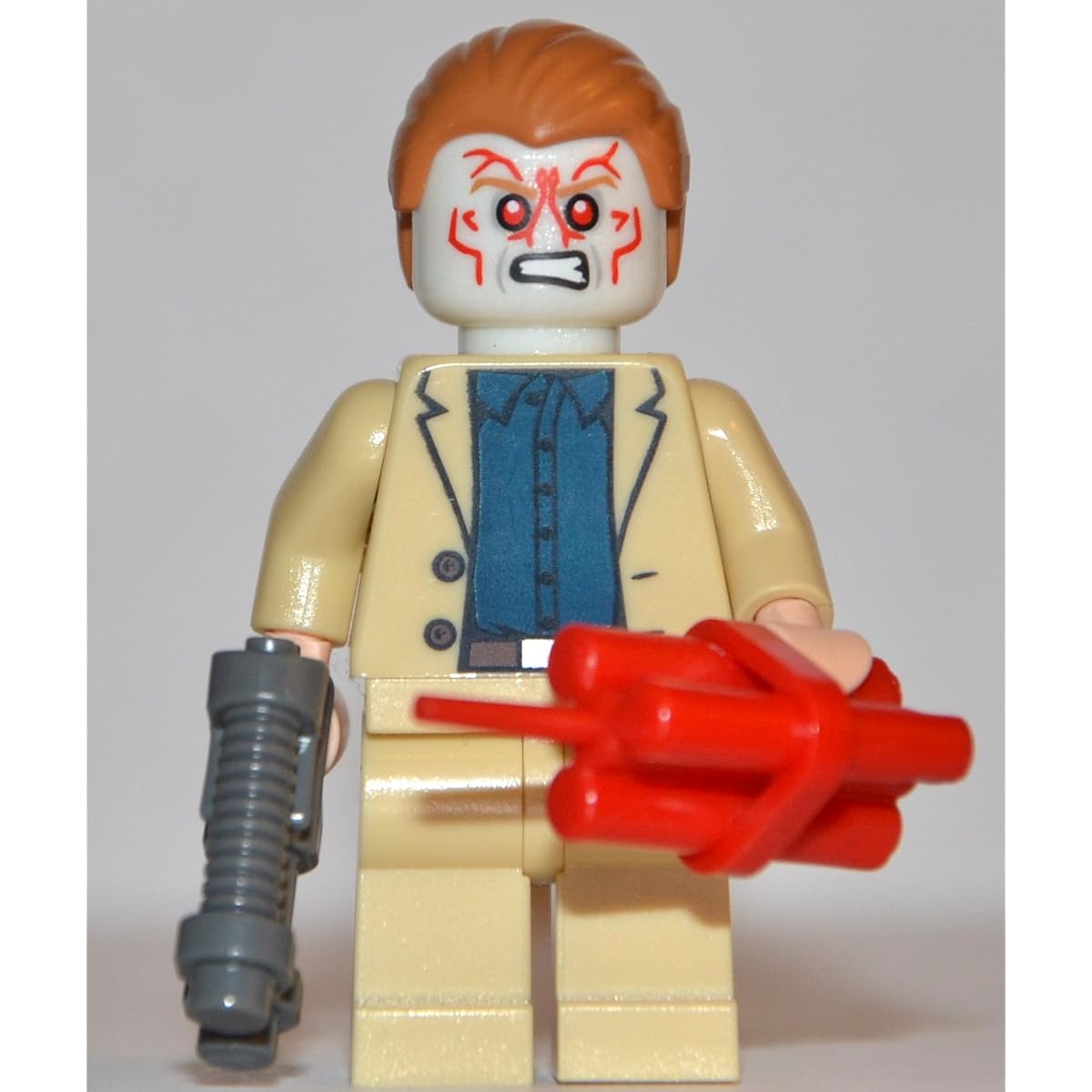 LEGO Super Heroes Iron Man 3 Aldrich Killian Minifigure with Glow in the Dark Head, Ray Gun and Dynamite
