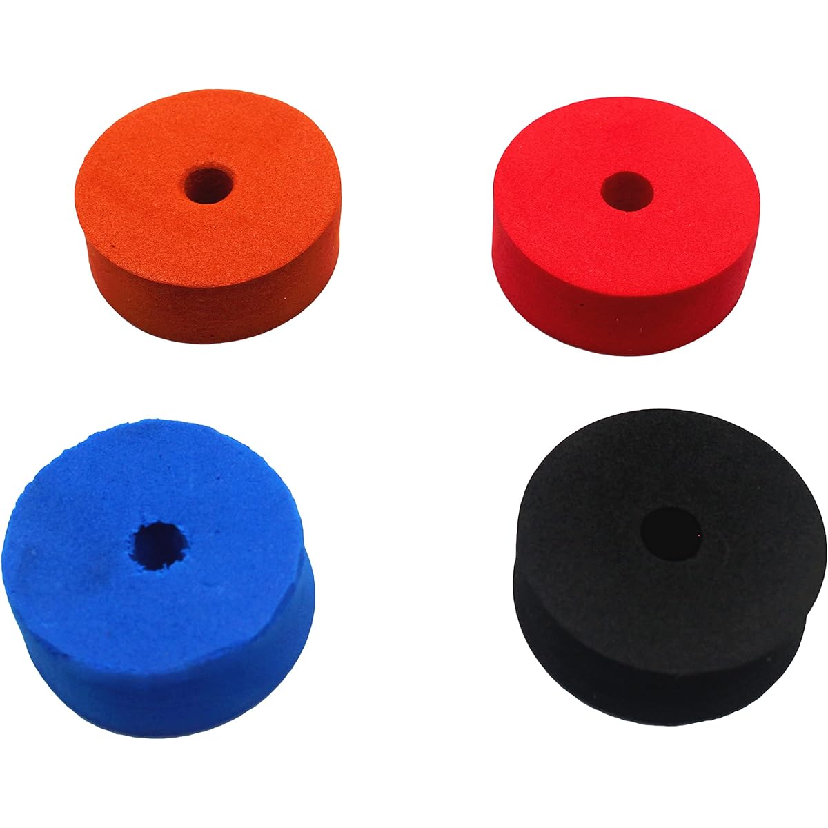 TUOREN Cymbal Foam Washer 8mm Cymbal Stand Pad Cushion Replacement Drum Set Set of 5 (Blue)