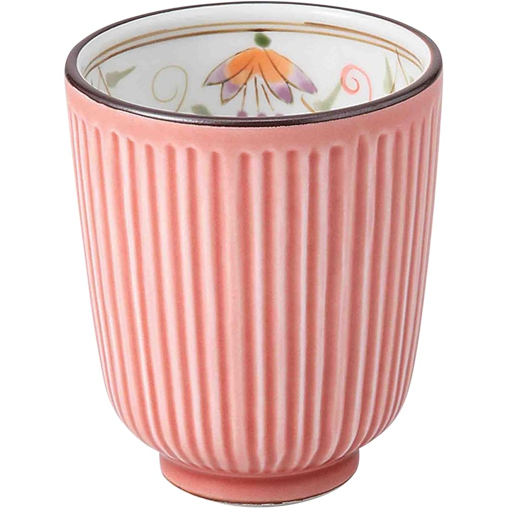 Hasami Ware Lightweight Tea Cup Flower Pattern Green Set of 3 12357