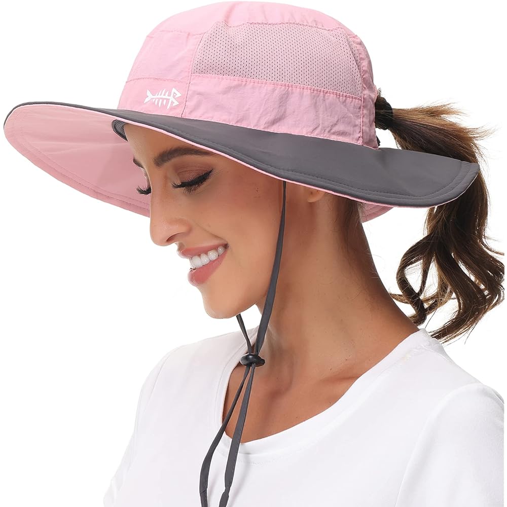 Bassdash Women's Fishing Hat [Water Repellent UPF50+ UV Protection Quick Drying Lightweight] Cap Fishing Sun Hat Farming Climbing