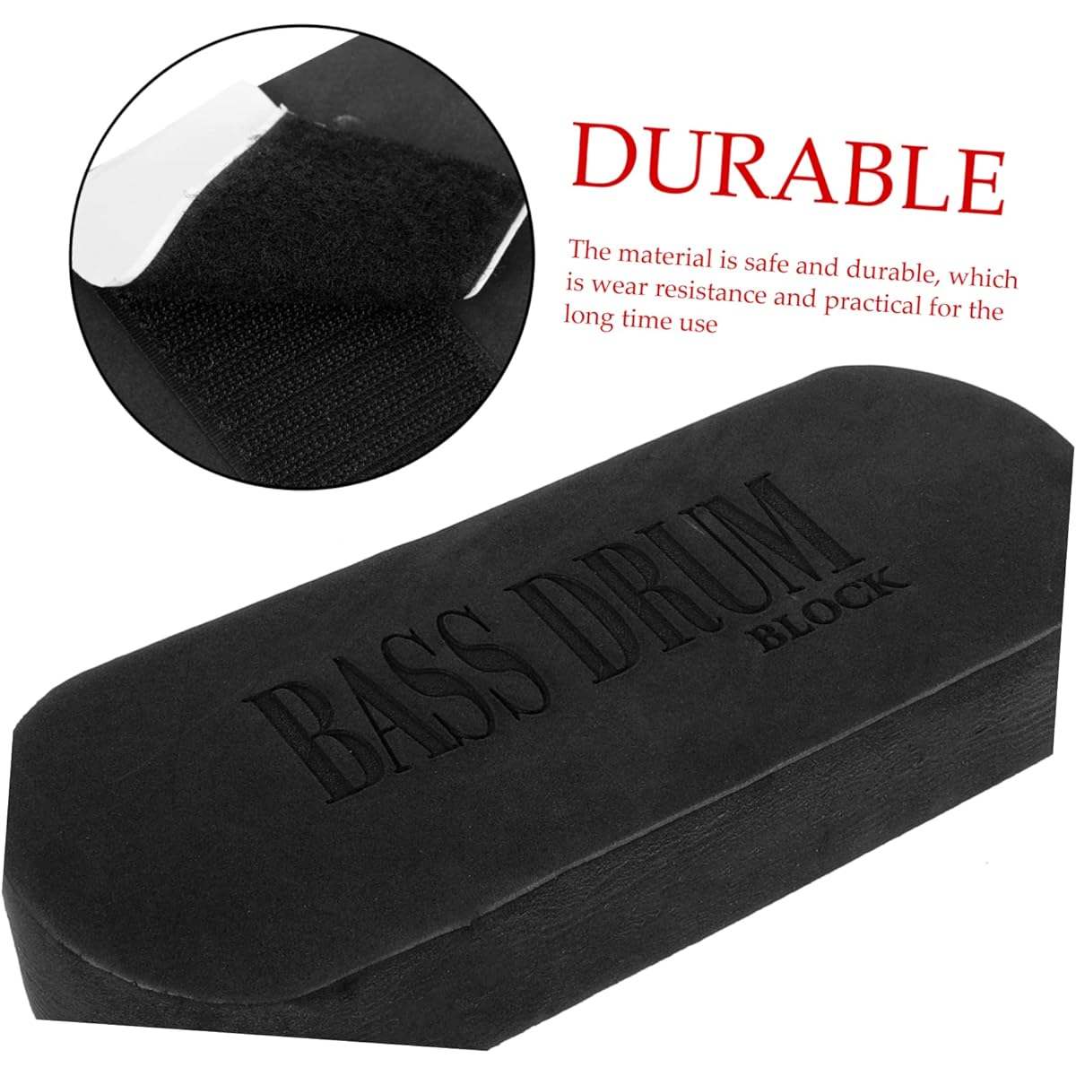 Vaguelly 5 Bass Drum Rime Cotton Bass Drum Block Percussion Parts Drummer Gift Bass Drum Accessories Fitting Bass Drum