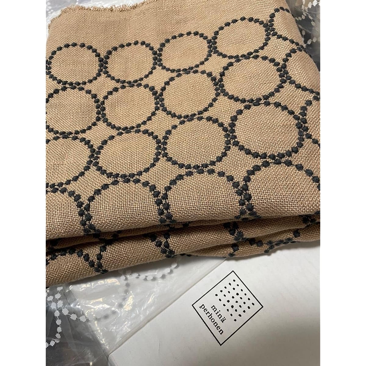 Mina Perhonen tambourine beige Fabric width x approx. 52 cm