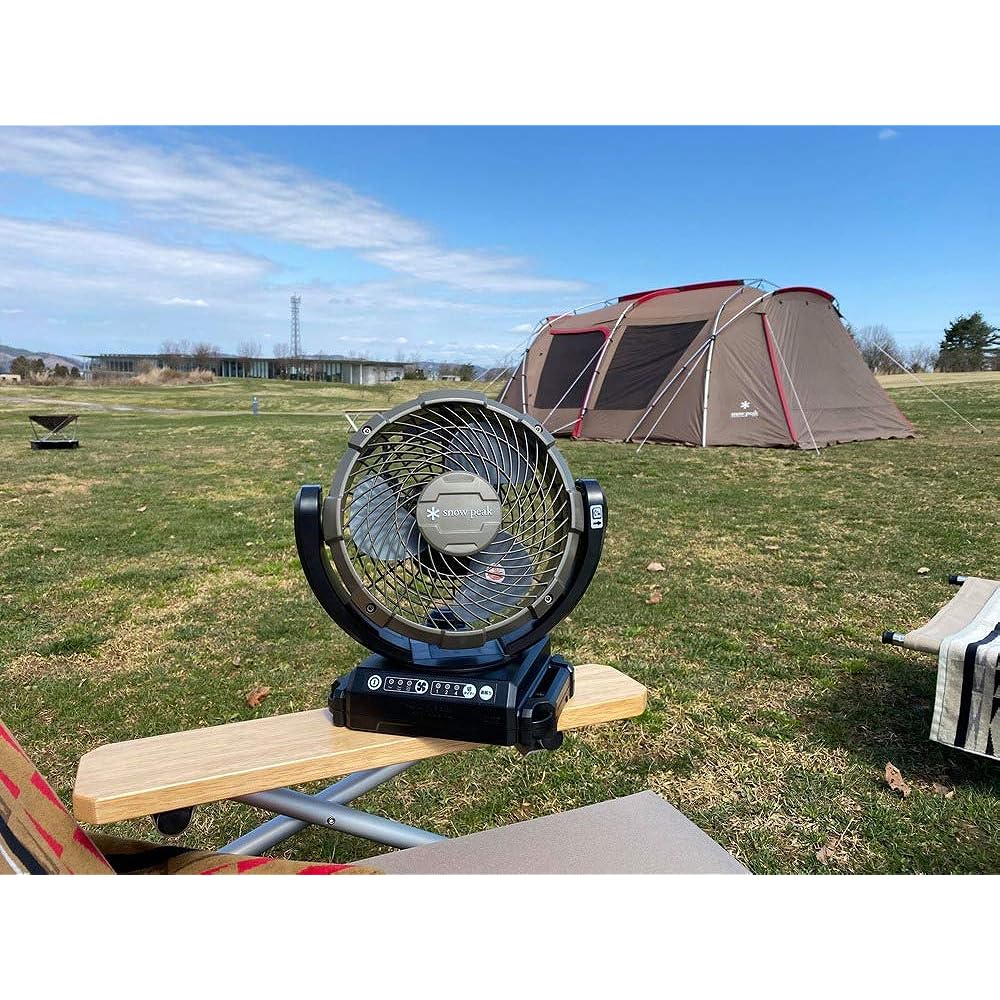 Snow Peak Fan Makita Field Fan AC Adapter Included/Battery Charger Sold Separately Electric Fan Circulator Small Outdoor Camping