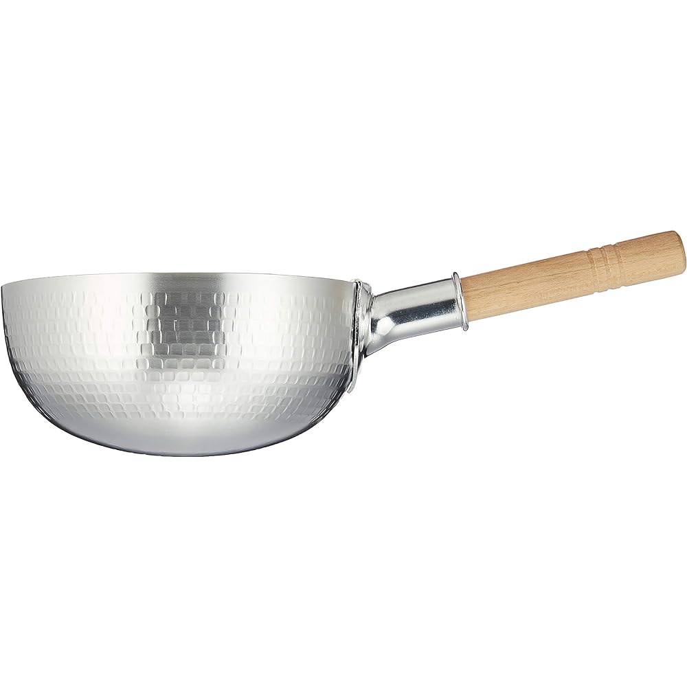 Akao Aluminum DON One-handed Bose Pot 21cm Aluminum Alloy, Handle (Natural Wood) Japan WBC38021