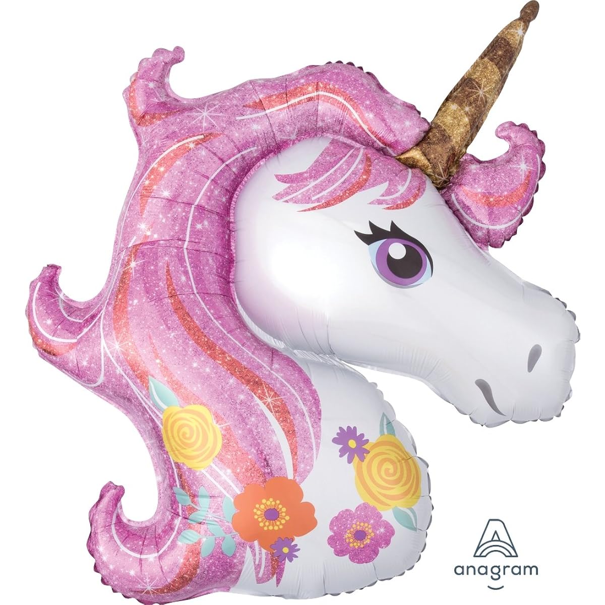 Unicorn Party Supplies "Believe In Unicorns" 8th Birthday Balloon Bouquet Decorations
