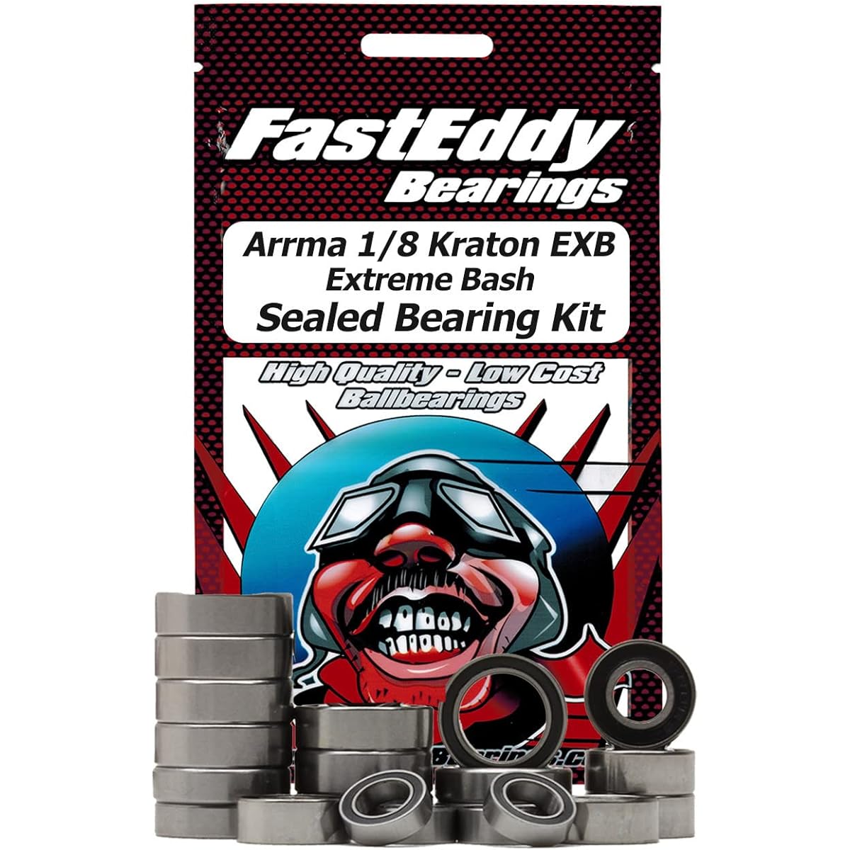 FastEddy Bearing Arrma 1/8 Kraton EXB Extreme Bash Sealed Bearing Kit