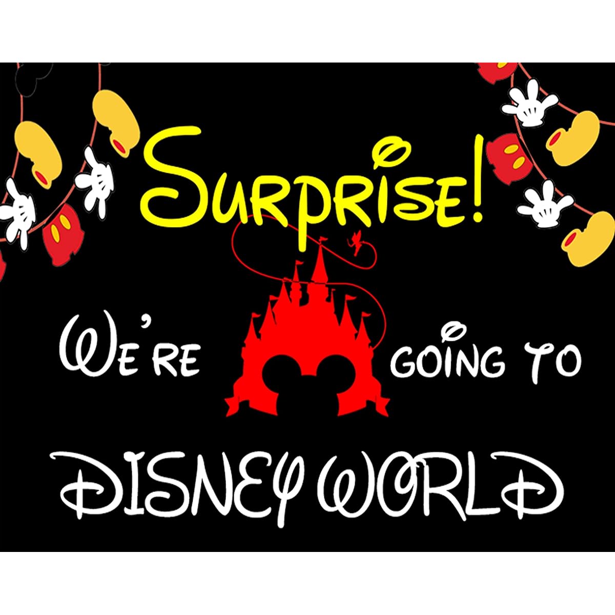 We're Going to Mickey World Puzzle Gift Box 30 Pieces