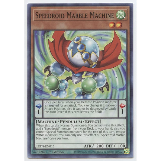 Speedroid Marble Machine - LED8-EN015 - Common - First Edition