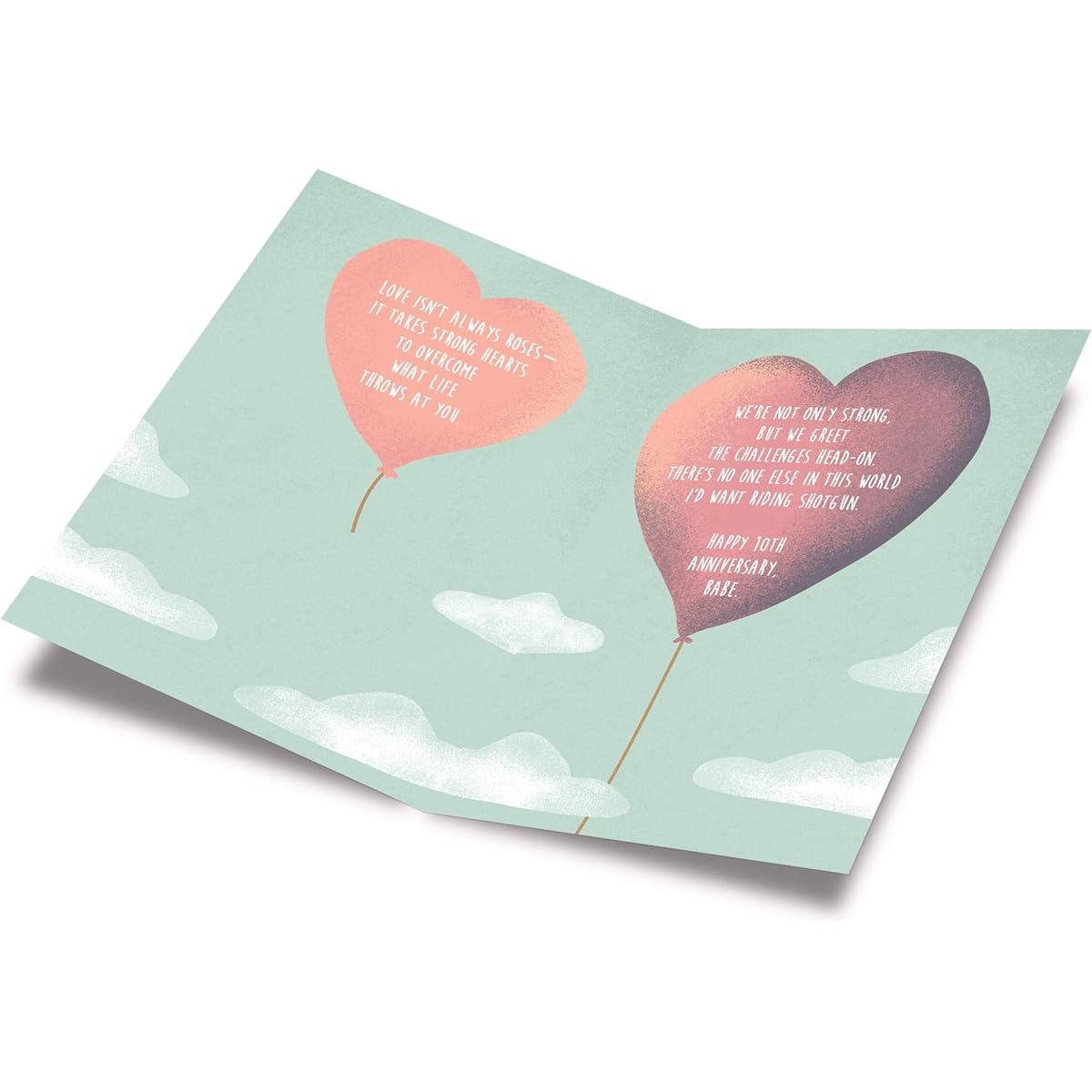 Prime Greetings 10th Anniversary Card
