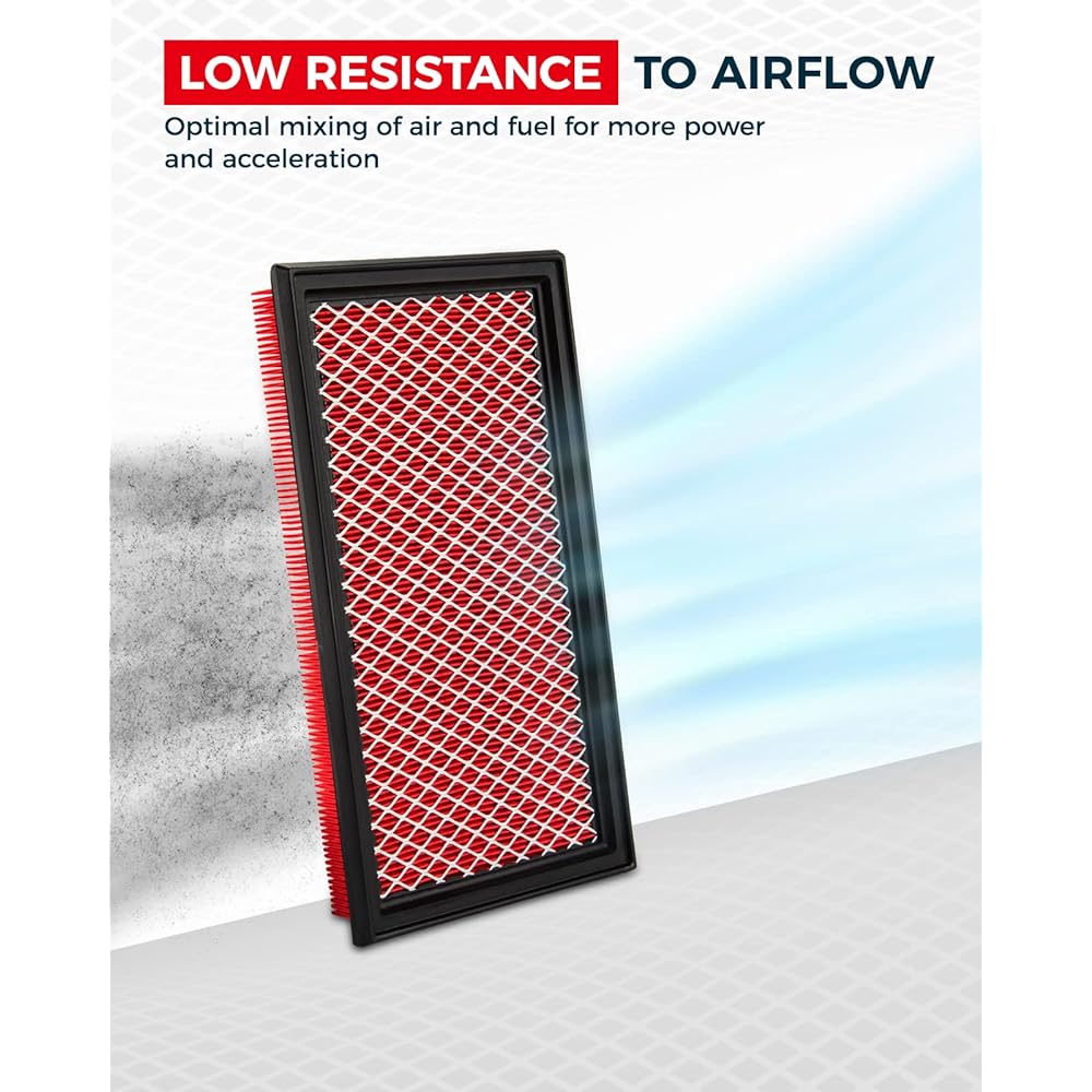 KAX KAX Engine Air Filter GAF025 (CA4309) Murano Maxima Pathfinder QX60 G35 FX35 Altima Impreza Replacement Long Life Filter Protects and Improves Engine Performance