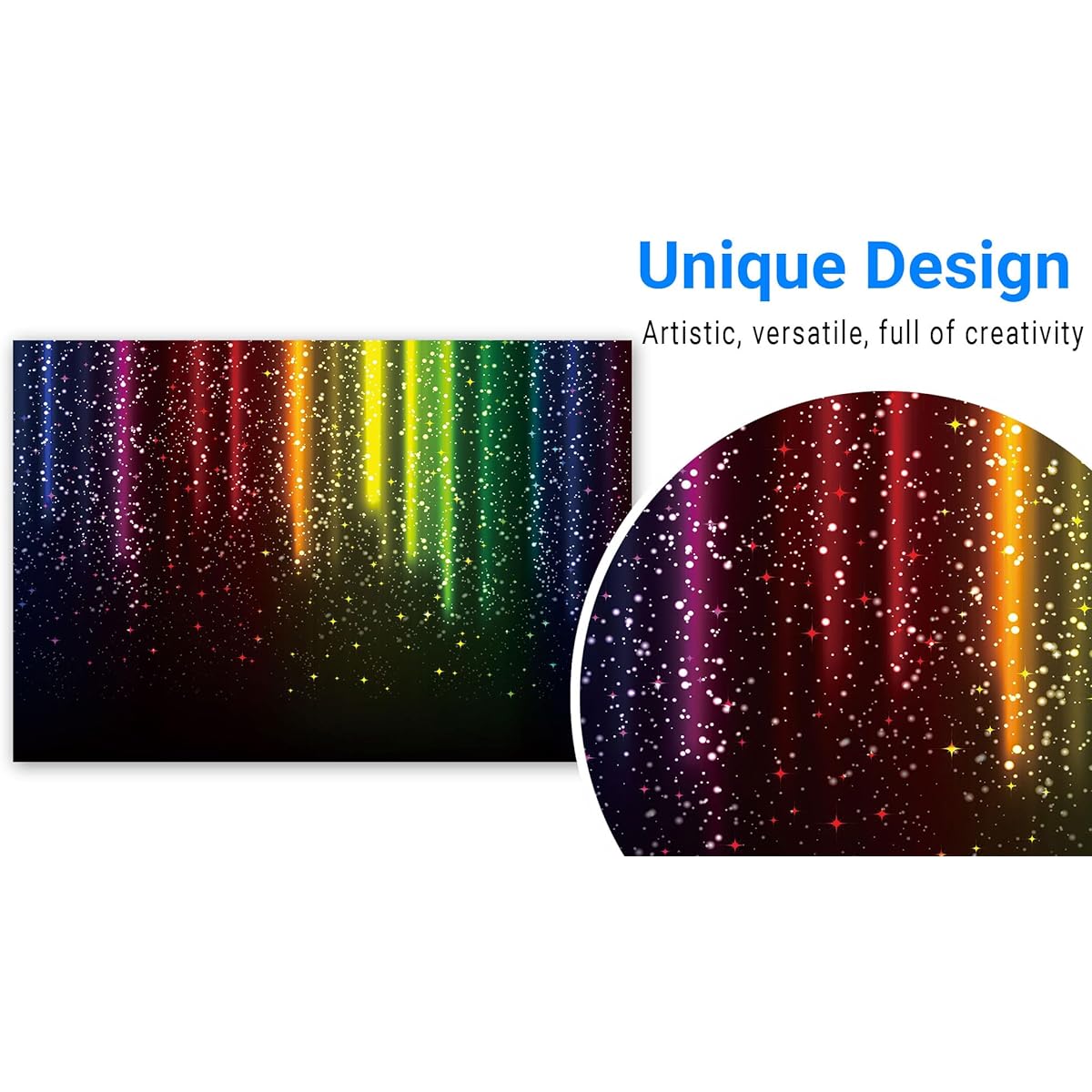 Funnytree 7x5ft Let's Grow Party Photography Backdrop Music Dance Disco Decor Rainbow Neon Splatter Pride Moon LGBT Background Photo Booth Props Cake Table Decor