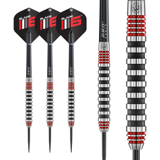 WINMAU Advance 500 Series Professional Tungsten Steel Tip Dart Set Flight and Shaft (Stem)