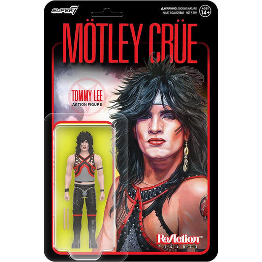 Super7 Motley Crue ReAction Figures Wave 01 - Tommy Lee (Shout at The Devil) Action Figure