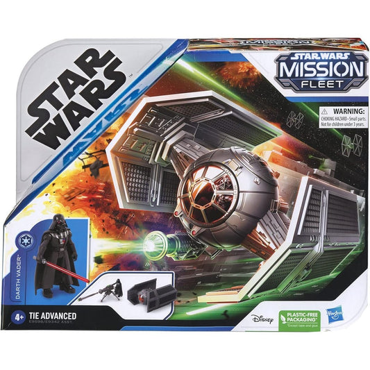STAR WARS Mission Fleet Darth Vader TIE Advanced Toy Vehicle Action Figure E9598 Ages 4 and up