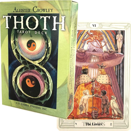 78 Tarot Cards Thoth Tarot Tarot Fortune Telling [Aleister Crowley Thoth Tarot Large Deck <US> Aleister Crowley Thoth Tarot Deck Large] Japanese commentary included [Genuine]