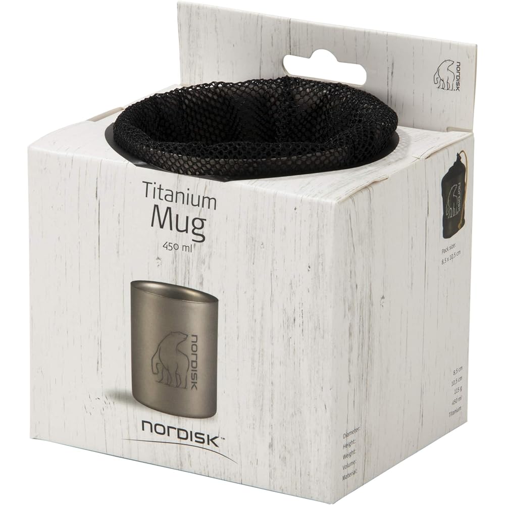 NORDISK Outdoor Mug Made of Titanium Double Wall Specification [Genuine Japanese Product]