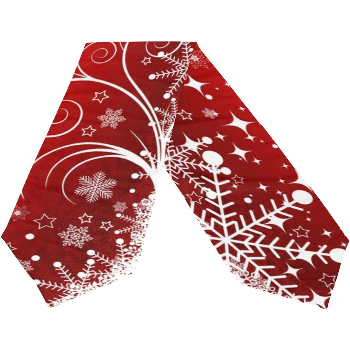 U LIFE HAPPY WINTER SPRING Valentines Day New Year Merry Christmas Floral Flower Snowflake Table Runner Red 13x70 inch