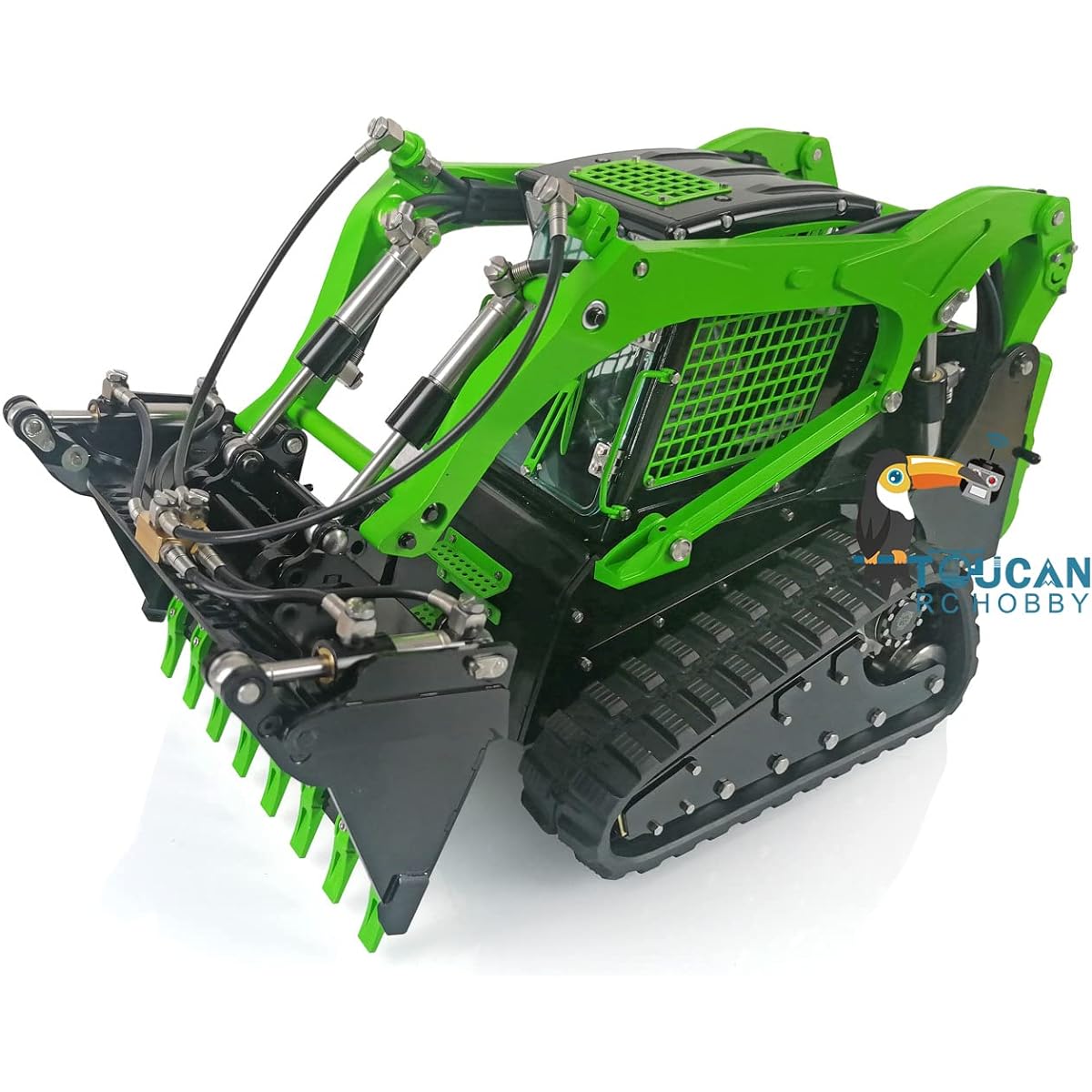 Lesu 1/14 Metal Aoue-Lt5 Truck Skid Steer RC Hydraulic Loader RTR Model Sound
