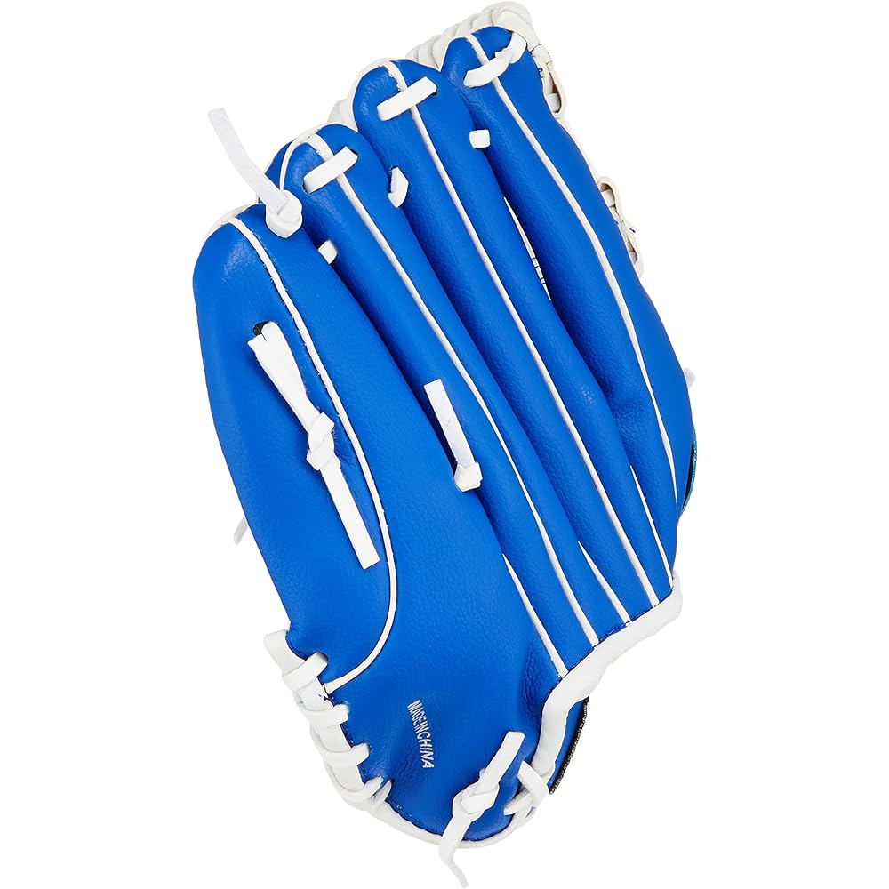 LEZAX Boys' (Middle to Upper Elementary School) Soft Baseball Gloves GUTS LEAGUE Right Throwing (Left Hand Worn) 10.5 Inches GLBM-5763 Blue