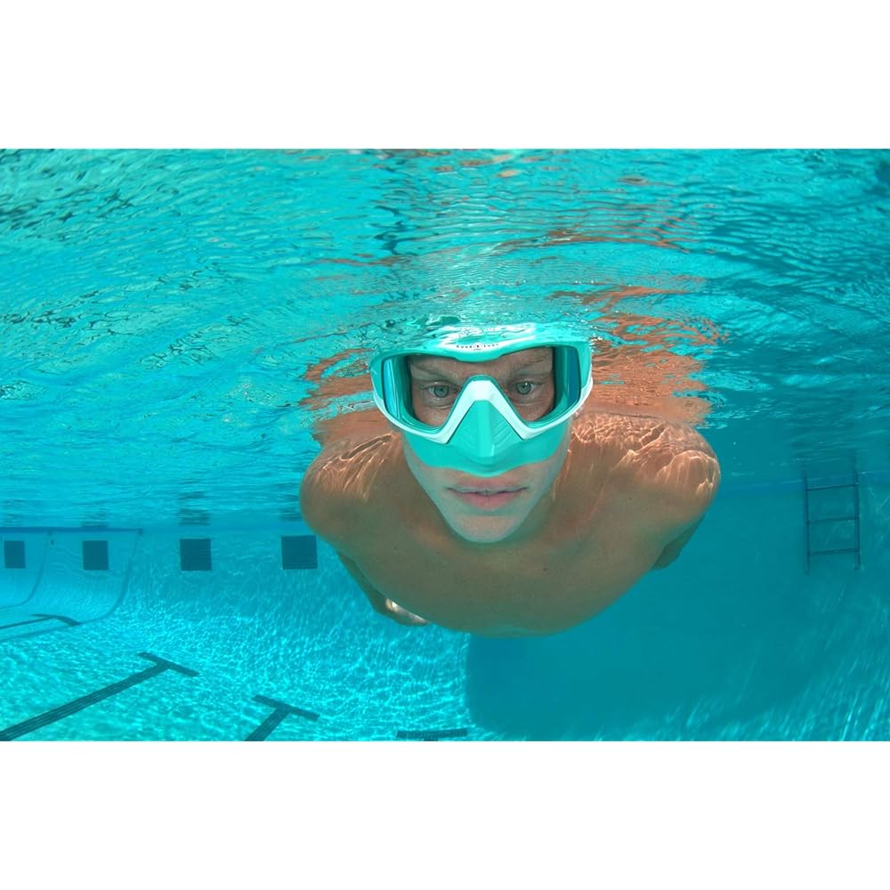 VERSA MASK Turquoise/White CLEAR LENS195240
