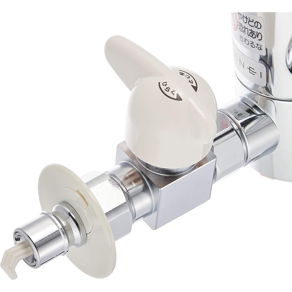 SANEI Single One Hole Branch Mixer Faucet with Hot Water Divider and Valve for Cold Regions K8761TJK-V2S-13